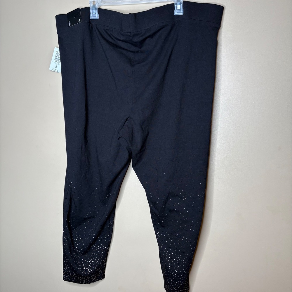 NWT Torrid Women Rose Gold Confetti Disperse Leggings Plus Sz 5X Pilates Sports - Picture 5 of 7